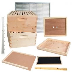 Good Land Bee Supply Double Deep Brood Box Beginners Beehive Kit