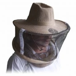 Good Land Bee Supply Professional Beekeeping Beekeepers Hat Veil for Bee Protection During Beehive Maintenance