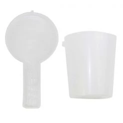 Good Land Bee Supply Beekeeping Entrance Feeder 3-1/4 Inch OD 4 Inch Deep Round Plastic