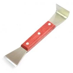 Good Land Bee Supply 8 Inch Stainless Steel Beehive Frame Lifter and Scraper - Wood Handle
