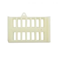 Good Land Bee Supply Beekeeping Queen Bee Cage White Plastic - 2 Inch x 1 Inch x 3/4 Inch