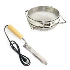 Good Land Bee Supply Beekeeping Beehive Kit includes Double Sieve Honey Strainer & Electric Uncapping Knife