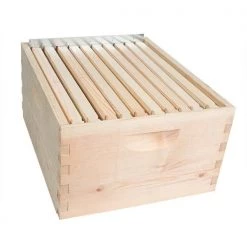 Good Land Bee Supply Beekeeping Beehive Brood Kit includes Frames, Foundations, Brood Box and Spacer
