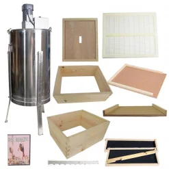 Good Land Bee Supply Beekeeping Complete 4 Tier Beehive Kit