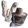 Good Land Bee Supply Gloves w/Canvas Sleeves & Beekeeping Hat Includes Round Veil - Small & J-Hook Beehive Scraper Tool