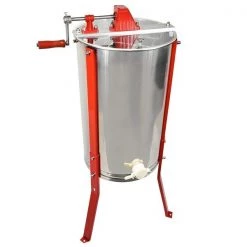 Good Land Bee Supply 2 Frame Beekeeping 304 Stainless Steel Drum Honey Extractor With Stand - Manual