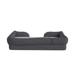 Flash Furniture Gray 36x28 Orthopedic Memory Foam Bolster Dog Bed -Animal&Pet Supplies store Belnick20LLC AJxxORTHOxx00189xxGYxxGGxxinset2xx8496b9