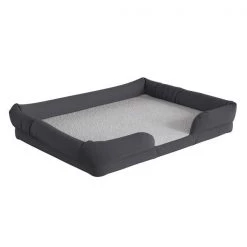 Flash Furniture Gray 44x34 Orthopedic Memory Foam Bolster Dog Bed -Animal&Pet Supplies store Belnick20LLC AJxxORTHOxx00190xxGYxxGGxxc2ec72