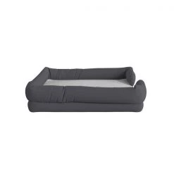 Flash Furniture Gray 44x34 Orthopedic Memory Foam Bolster Dog Bed -Animal&Pet Supplies store Belnick20LLC AJxxORTHOxx00190xxGYxxGGxxinset1xx45492a