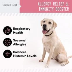 Chew + Heal Allergy Aid - 90 Chews -Animal&Pet Supplies store Click20Industries20LLC 1327006xx4d61fc
