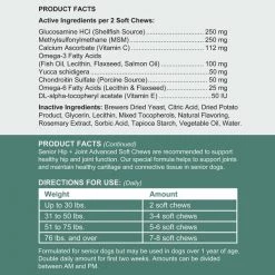 Chew + Heal Senior Hip and Joint - 120 Chews -Animal&Pet Supplies store Click20Industries20LLC 1337686xx37e4c2