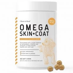 Chew + Heal Omega Skin & Coat - 180 Chews