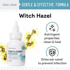 Chew + Heal Ear Cleaner - 4oz -Animal&Pet Supplies store Click20Industries20LLC 1340138xxffdb97