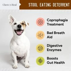 Chew + Heal Stop the Poo Chew - 120 Chews -Animal&Pet Supplies store Click20Industries20LLC 1340605xx92b4e6