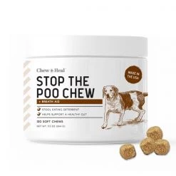 Chew + Heal Stop the Poo Chew - 120 Chews