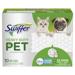 Swiffer Pet Heavy Duty Dry Cloth 10 Count, PK4