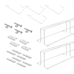 Tote Track Storage Rack System