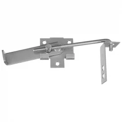 National Hardware JAMB LATCH W/7""HOOK ZINC