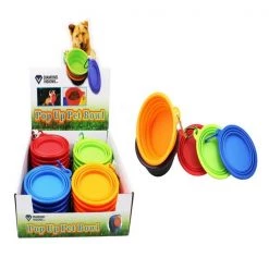 Diamond Visions Inc Diamond Visions Pop Up Pet Bowl Silicone