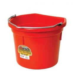 Miller Pail Flat-Back Plas 22Qt