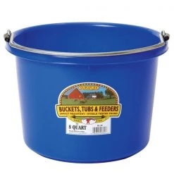 Miller Pail Plastic 8 Quart Blu