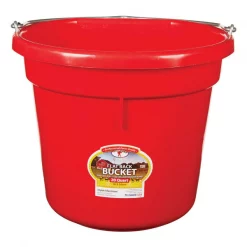 Little Giant Flat Back Bucket Red20Qt