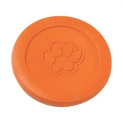 West Paw Zisc Dog Toy Tangerine