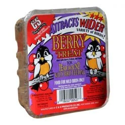 C & S C&S Products Berry Treat Assorted Species Beef Suet Wild Bird Food 11.75 oz