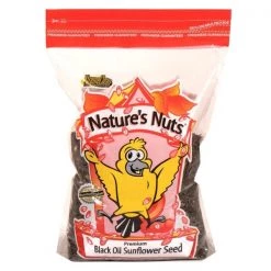 Natures Nuts Premium Assorted Species Black Oil Sunflower Seed Wild Bird Food 5 lb