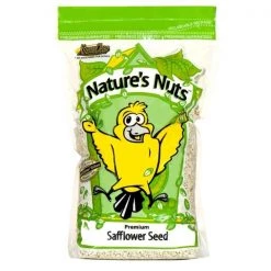 Natures Nuts Premium Assorted Species Safflower Seeds Wild Bird Food 8 lb