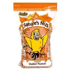 Natures Nuts Premium Assorted Species Shelled Peanuts Wild Bird Food 5 lb