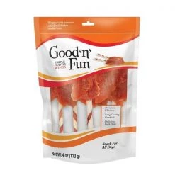 Healthy Hide DOG TREAT TRPL WING 4OZ