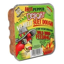 C & S C&S Products Hot Pepper Delight Assorted Species Beef Suet Wild Bird Food 11.75 oz