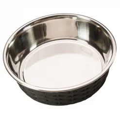 Soho PET DISH DOGS BLK 15OZ