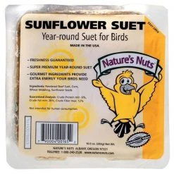 Natures Nuts Assorted Species Sunflower Seeds Suet 10 oz