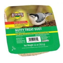Audubon Park Nutty Treat Suet Wild Bird Food 11 oz