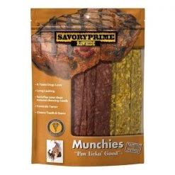 Savory Prime Munchies Small/Medium Rawhide Chew Chicken and Beef 5 in. L 36 pk, 36PK