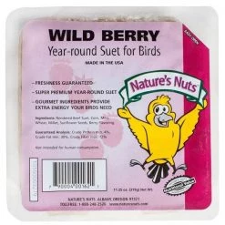 Natures Nuts Wild Bird Berry Suet 11.25 oz