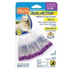 Hartz UltraGuard Dual Action Liquid Dog Flea and Tick Drops 0.132 oz