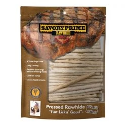 Savory Prime All Size Dogs Pressed Bone Rawhide 5 in. L , 100PK