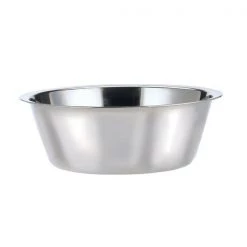 Vip Stnls Steel Pet Dish 5Qt