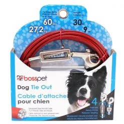 Pdq Cable Dog Tie Out 30'Lrg