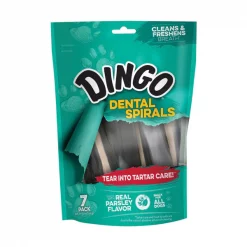 United Pet DINGO DENTAL SPIRALS 5""