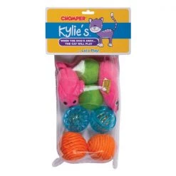 Kylies Mouse&Ball Asst 8Pc