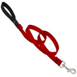 Lupine DOG LEASH 6FT 3/4"" RED