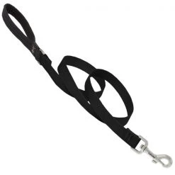 Lupine DOG LEASH 6FT 3/4"" BLACK