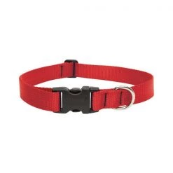 Lupine DOG COLLAR 16-28""ADJ RED
