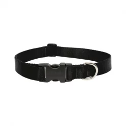 Lupine DOG COLLAR 16-28""ADJ BLK