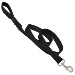 Lupine DOG LEASH 6FT 1"" BLACK
