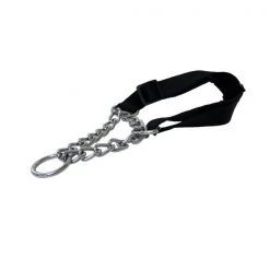Boss Pet PDQ Black / Silver Steel Dog Collar Large